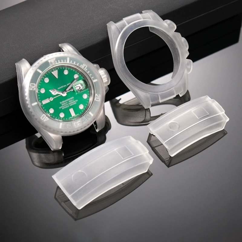 Luxury Watch Investment - 時計保護ケース透明傷防止防水シリコン保護フィルムロレックスウォーターゴーストデイトナ 40mm 時計ケース用