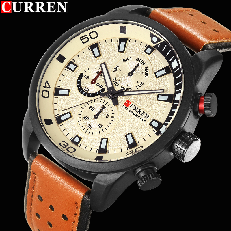 カレン-メンズ防水クォーツ時計,エレガントで高級ブランド,2 - Luxury Watch Maker のレビューと価格