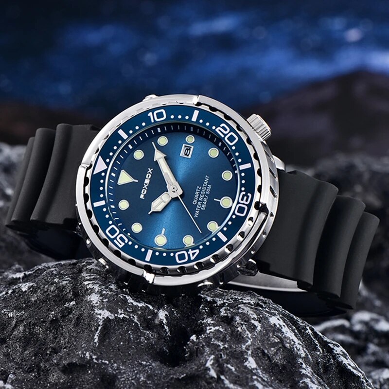 2024カジュアル男性用時計トップブランド高級シリコンスポー - Luxury Watch Maker のレビューと価格
