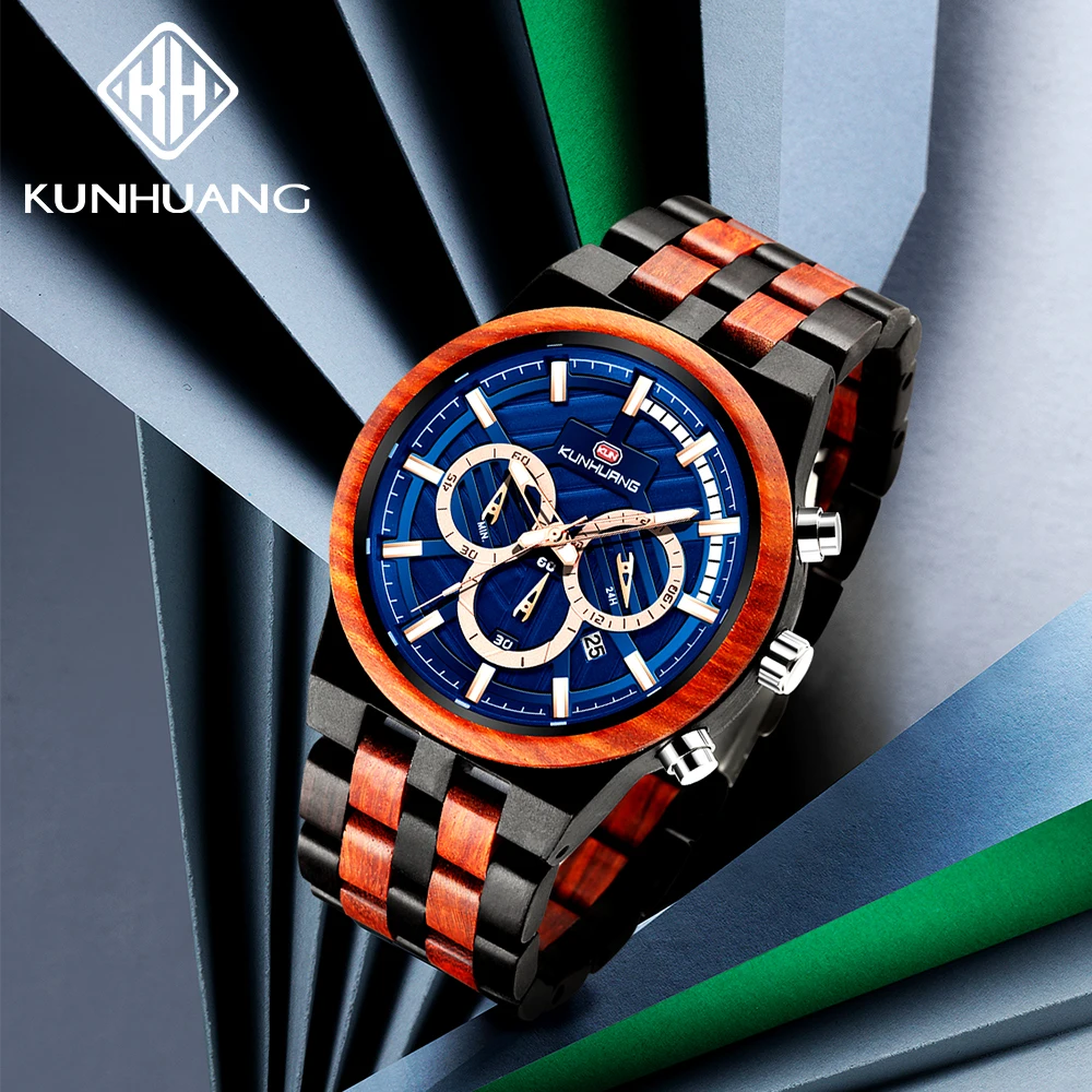 大人気！レトロで高級感のある木製メンズ腕時計。スタイリッシュ - Luxury Watch Top 10 のレビューと価格