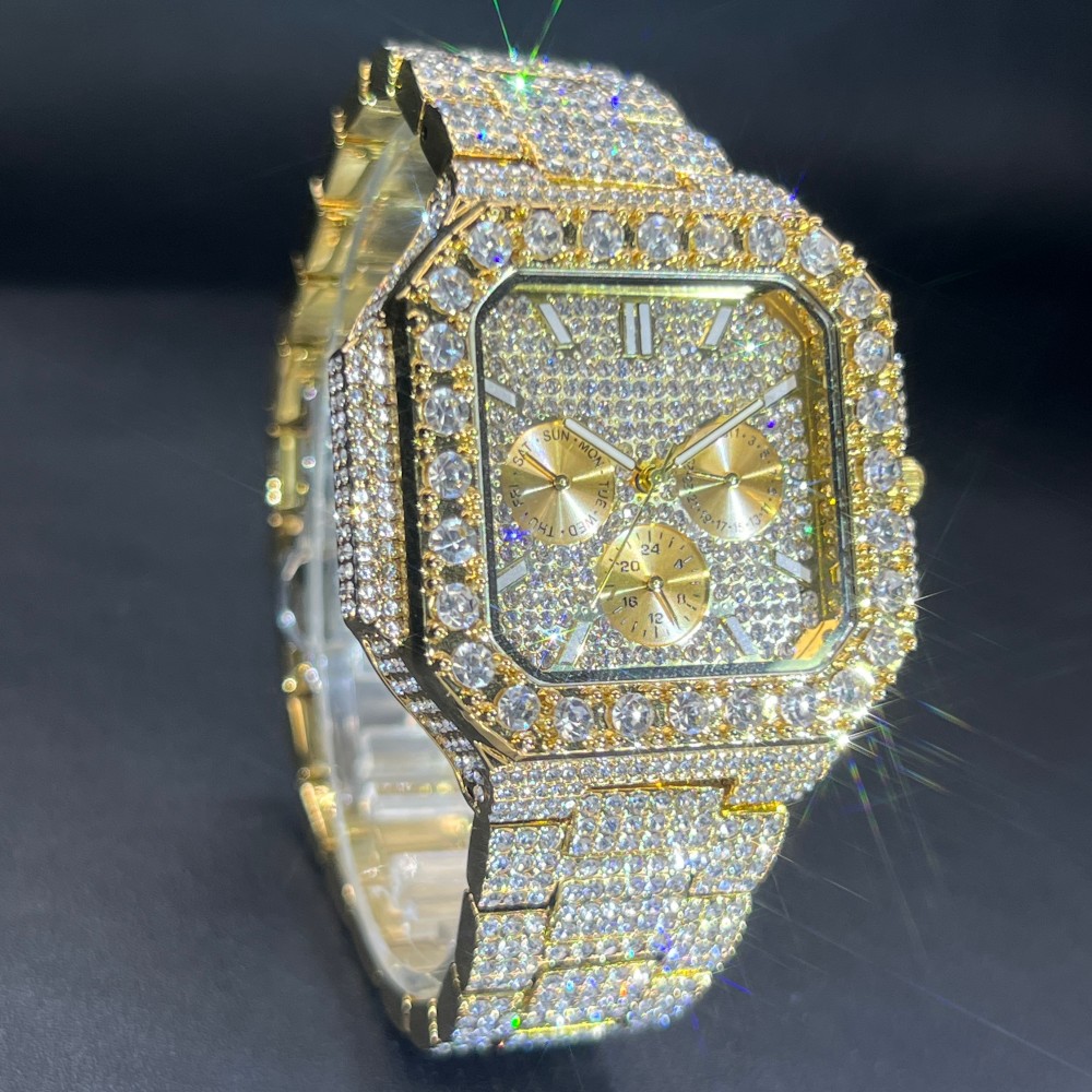 ミスフォックス メンズ ラグジュアリー ダイヤモンドウォッチ - Luxury Watch Iceberg のレビューと価格
