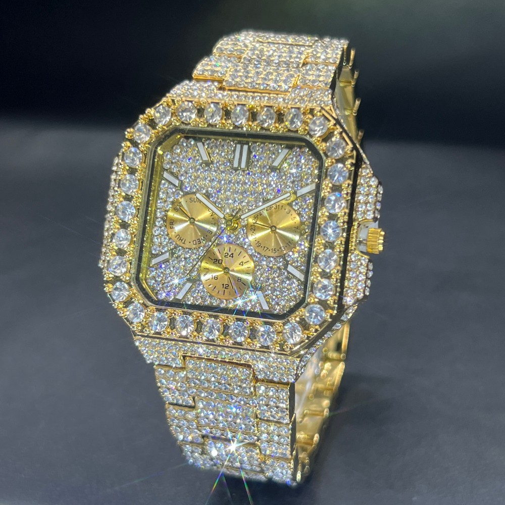 ミスフォックス メンズ ラグジュアリー ダイヤモンドウォッチ - Luxury Watch Iceberg のレビューと価格